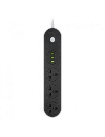 Prelungitor cu protectie serioux 3 prize universale input 100-240v50- 60hzoutput Serioux - 1