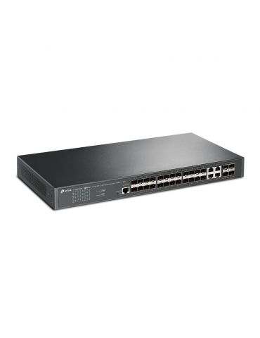 TP-Link TL-SG3428XF switch-uri Gestionate L2+ Fără 1U Negru