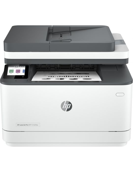 HP LaserJet Pro Imprimantă MFP 3102fdw, Alb-negru, Imprimanta pentru Firme mici şi medii, Imprimare,copiere,scanare,fax, Hp - 1