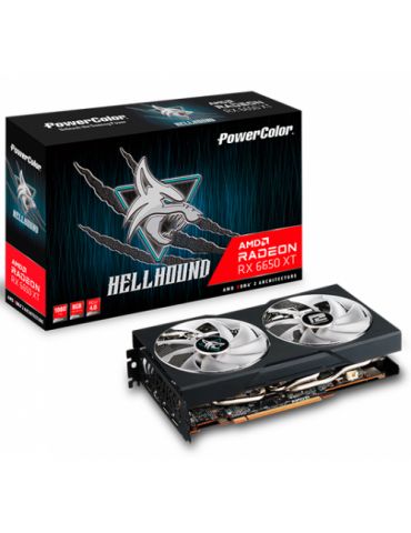 Placa video PowerColor AMD Radeon RX 6650 XT Hellhound 8GB, GDDR6, 128bit Power color - 2