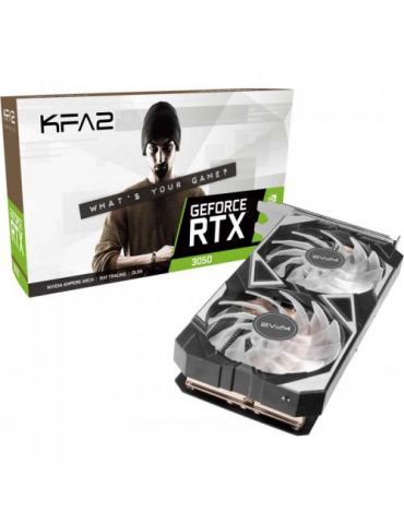 Placa video KFA2 nVidia GeForce RTX 3050 EX 1-Click OC LHR 8GB, GDDR6, 128bit Kfa2 - 2