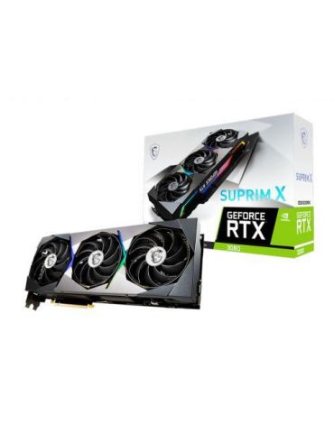 Placa video MSI nVidia GeForce RTX 3080 SUPRIM X LHR 10GB, GDDR6X, 320bit Msi - 1 - Tik.ro