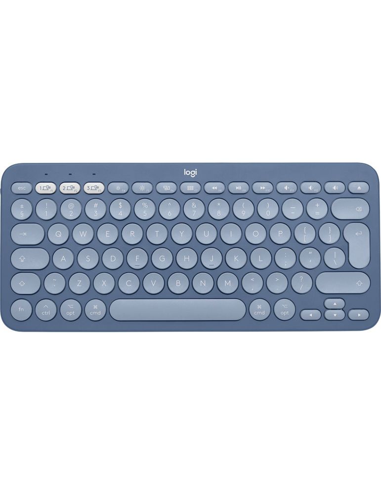 Tastatura Wireless Logitech K380 for Mac, Bluetooth/USB, Layout US, Blueberry