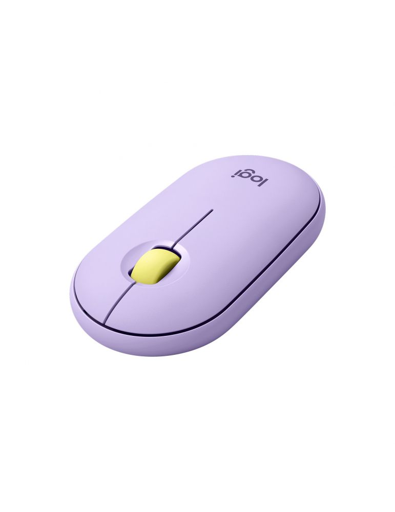 Mouse Optic Logitech Pebble M350, Bluetooth/USB Wireless, Lavender Lemonade
