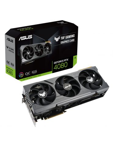 Placa video ASUS nVidia GeForce RTX 4080 TUF GAMING OC 16GB, GDDR6X, 256bit Asus - 10