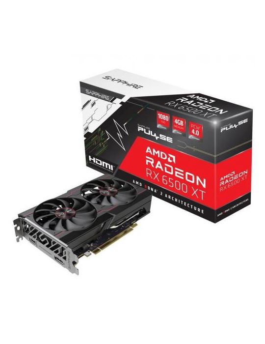 Placa video Sapphire AMD Radeon RX 6500 XT PULSE 4GB, GDDR6, 64bit Sapphire - 2
