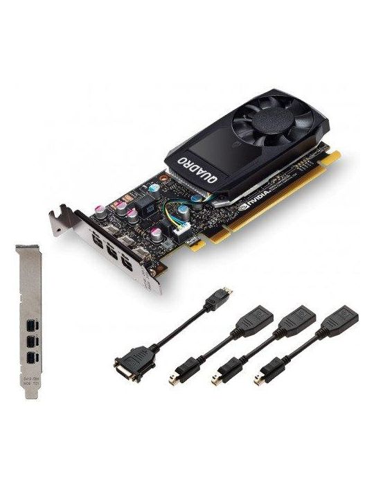 Placa video profesionala PNY nVidia Quadro P400 V2 2GB DDR5, 64Bit, Low Profile Pny - 3