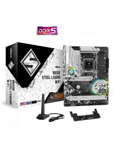 Placa de baza ASRock B650E STEEL LEGEND WIFI, AMD B650E, Socket AM5, ATX Asrock - 2