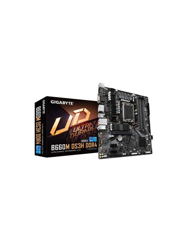 Placa de baza GIGABYTE B660M DS3H DDR4, Intel B660, Socket 1700, mATX