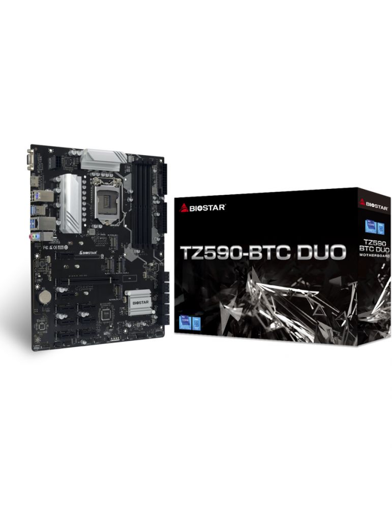 Placa de baza Biostar TZ590BTC DUO Intel Z590 Socket 1200, uATX
