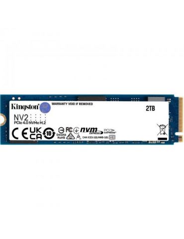 SSD Kingston NV2 SNV2S/2000G, 2TB, PCI Express 4.0 x4, M.2 Kingston - 2 - Tik.ro