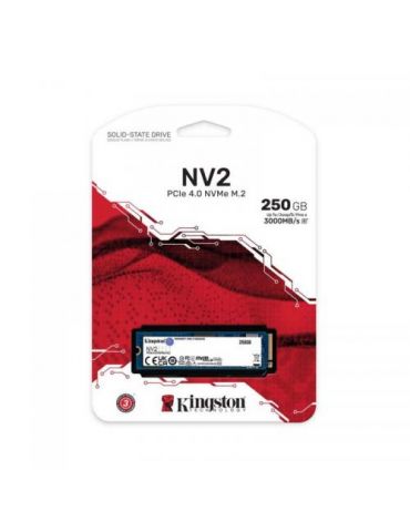 SSD Kingston NV2 SNV2S/250G 250GB, PCI Express 4.0 x4, M.2 Kingston - 3