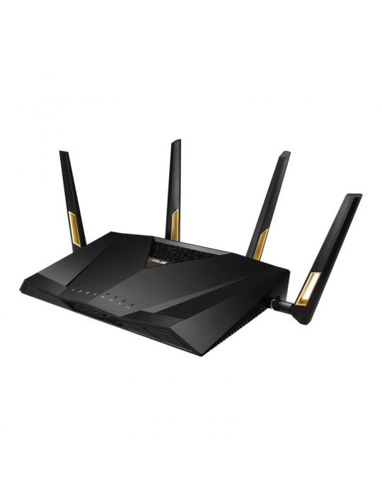ASUS RT-AX88U router wireless Gigabit Ethernet Bandă dublă (2.4 GHz/ 5 GHz) 4G Negru Asus - 4