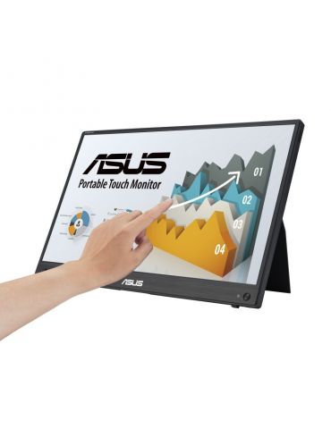 ASUS ZenScreen MB16AHT 39,6 cm (15.6") 1920 x 1080 Pixel Full HD Ecran tactil Negru Asus - 1