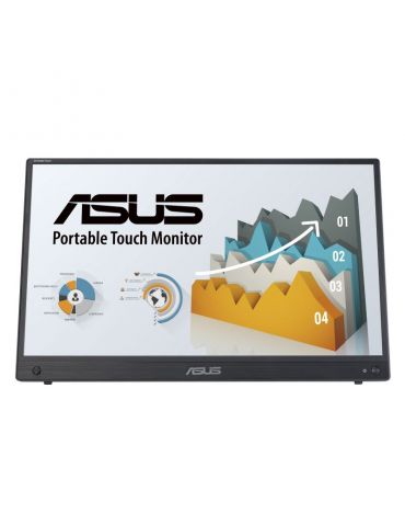 ASUS ZenScreen MB16AHT 39,6 cm (15.6") 1920 x 1080 Pixel Full HD Ecran tactil Negru Asus - 2