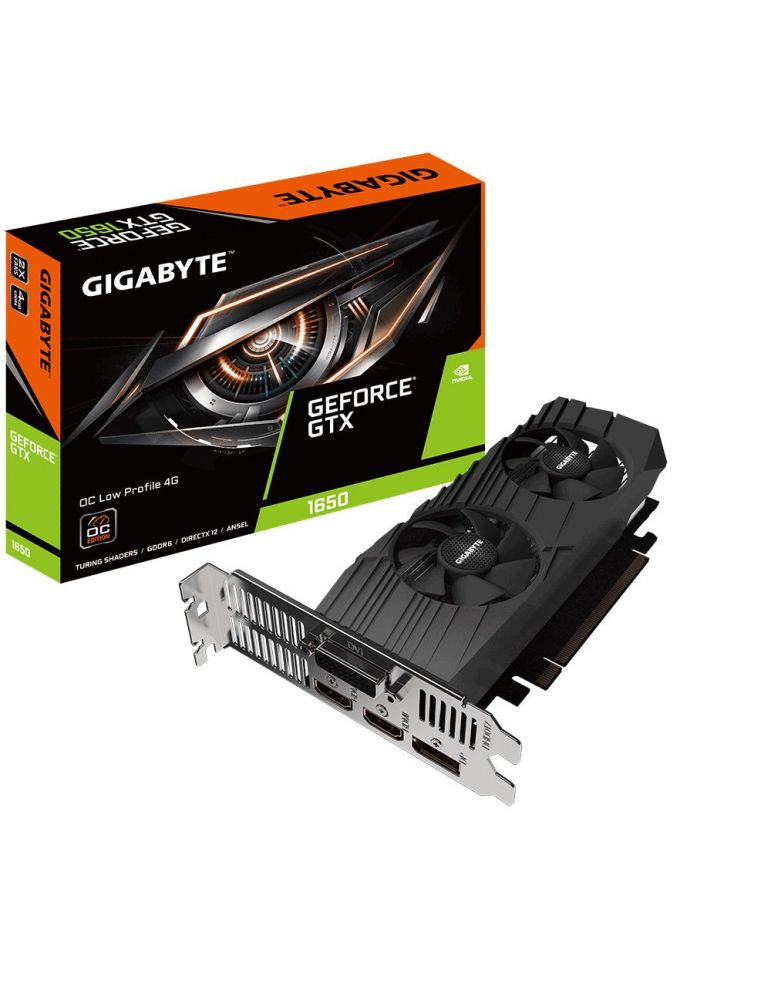 Placa video GIGABYTE nVidia GeForce GTX 1650 D6 OC Low Profile 4GB, GDDR6, 128bit