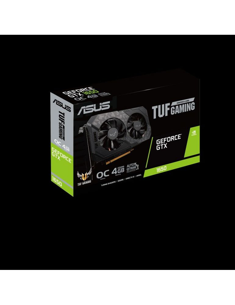 ASUS TUF Gaming TUF-GTX1650-O4GD6-P-GAMING plăci video NVIDIA GeForce GTX 1650 4 Giga Bites GDDR6