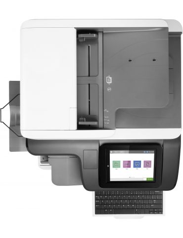 HP Color LaserJet Enterprise Flow MFP M776zs, Imprimaţi, copiaţi, scanaţi şi lucraţi cu faxul, Imprimare prin port USB frontal H