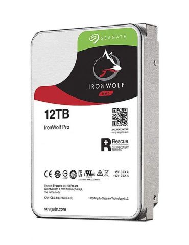 Seagate IronWolf Pro ST12000NEA008 hard disk-uri interne 3.5" 12000 Giga Bites ATA III Serial Seagate - 1 - Tik.ro