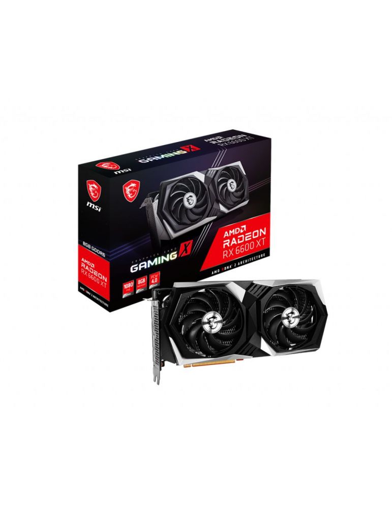 MSI RX 6600 XT GAMING X 8G plăci video AMD Radeon RX 6600 XT 8 Giga Bites GDDR6