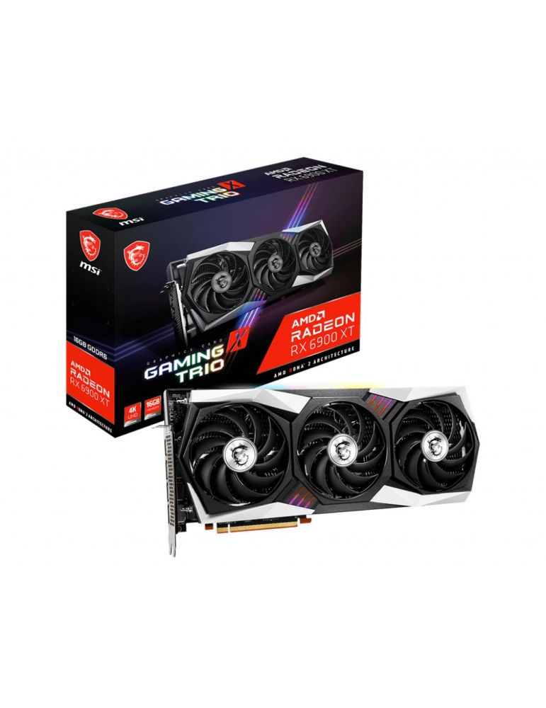 MSI RX 6900 XT GAMING X TRIO 16G plăci video AMD Radeon RX 6900 XT 16 Giga Bites GDDR6