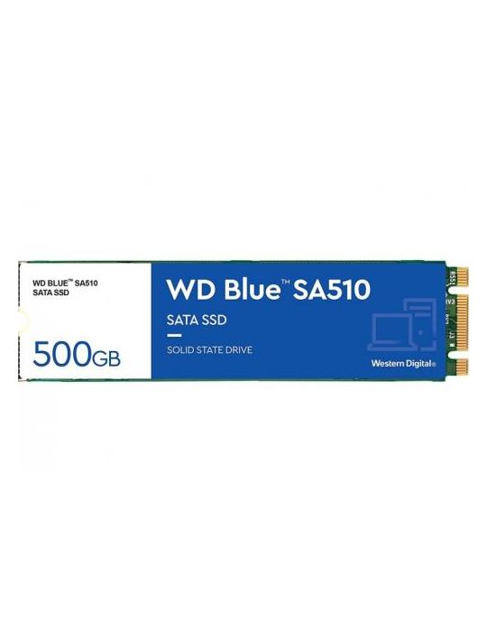 SSD Western Digital Blue SA510 500GB, SATA3, M.2 Wd - 1