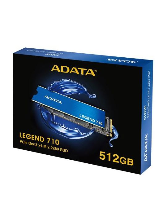 SSD Adata LEGEND 710 512GB, PCI Express 3.0 x4, M.2  - 3