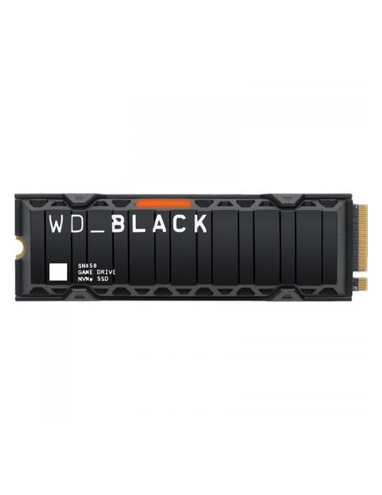 SSD Western Digital Black SN850 Heatsink 500GB, PCI Express 4.0 x4, M.2 2280 Wd - 1
