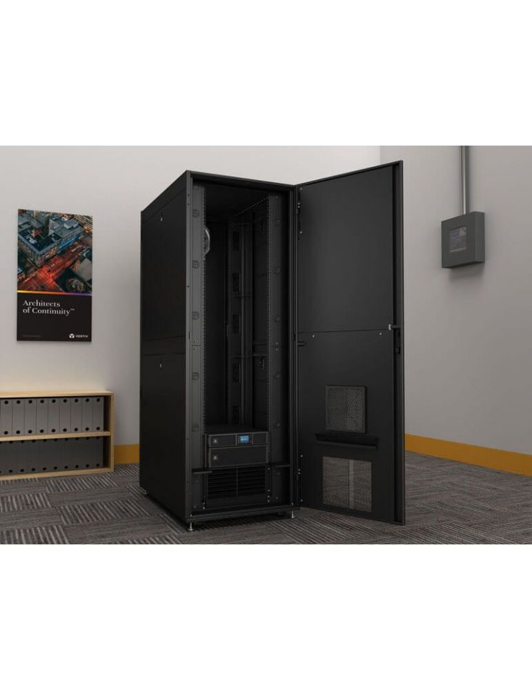 Vertiv VRCS3350-230VSLU echipament răcire rack Negru Ecran încorporat