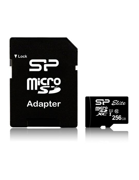 Silicon Power Elite 256 Giga Bites MicroSDXC UHS-I Clasa 10