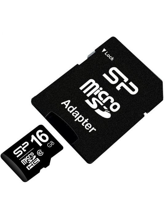Silicon Power SP016GBSTH010V10SP memorii flash 16 Giga Bites MicroSDHC UHS-I Clasa 10