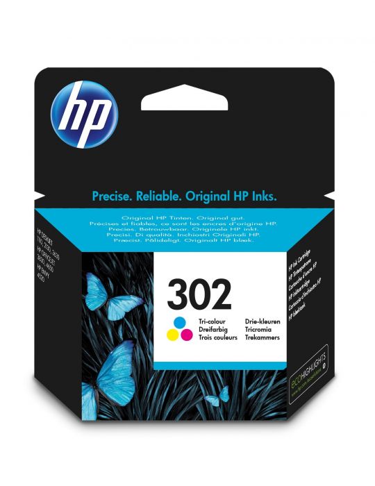 HP Cartuş de cerneală original 302 Tricolor