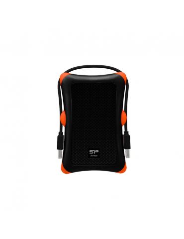 Silicon Power Armor A30 Cutie protecție HDD SSD Negru, Portocală
