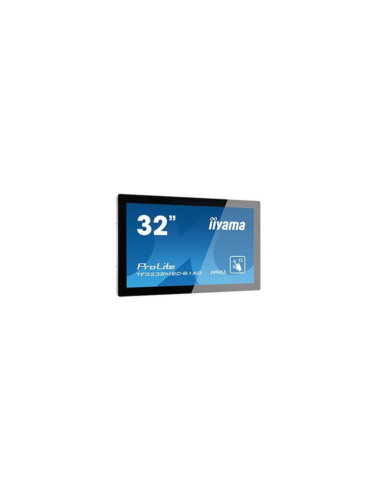 iiyama TF3238MSC-B1AG Afișaj Semne Ecran plat interactiv 80 cm (31.5") LED 420 cd/m² Full HD Negru Ecran tactil 24/7