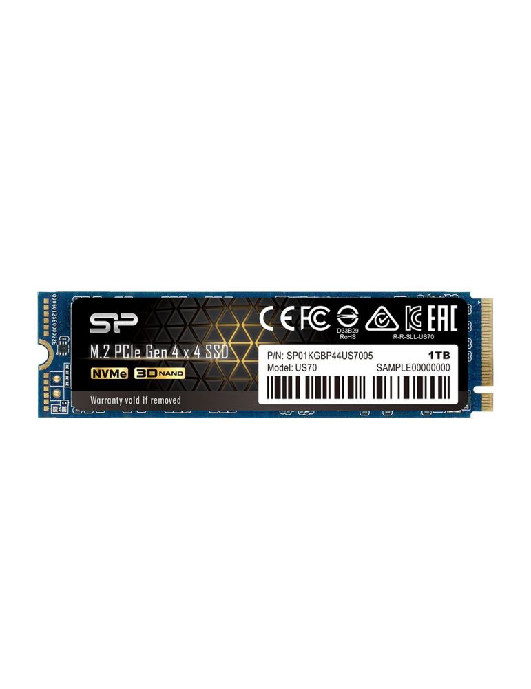 Silicon Power US70 M.2 1000 Giga Bites PCI Express 4.0 3D NAND NVMe