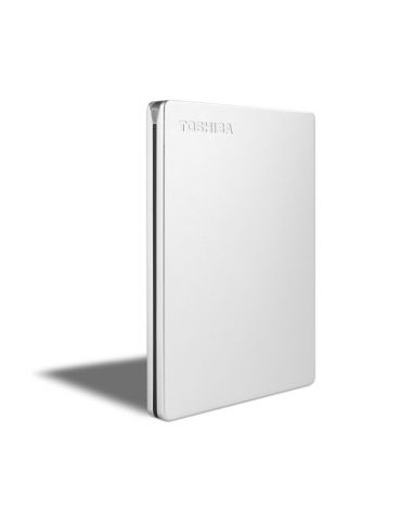 Toshiba Canvio Slim hard-disk-uri externe 1000 Giga Bites Argint - Tik.ro