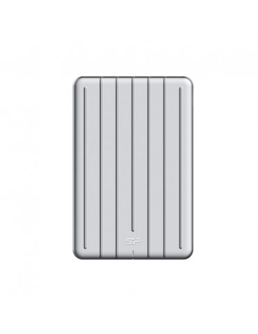 Silicon Power Armor A75 hard-disk-uri externe 2000 Giga Bites Argint