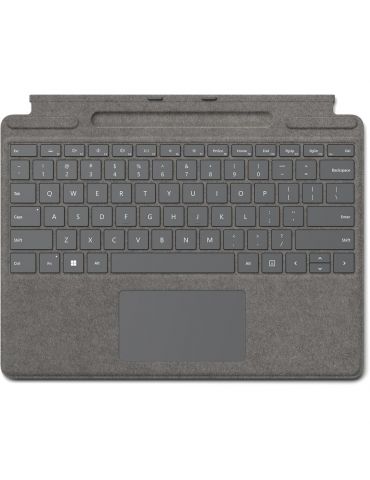 Microsoft Signature Platină Microsoft Cover port QWERTZ Germană - Tik.ro