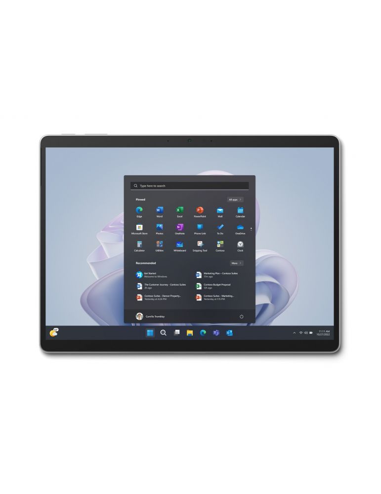 Microsoft Surface Pro 9 512 Giga Bites 33 cm (13") Intel Core i7 16 Giga Bites Wi-Fi 6E (802.11ax) Windows 10 Pro Platină