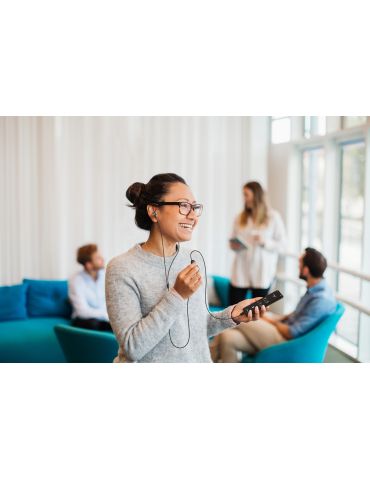 Logitech Zone Căști Prin cablu În ureche Birou Call center USB tip-C Grafit
