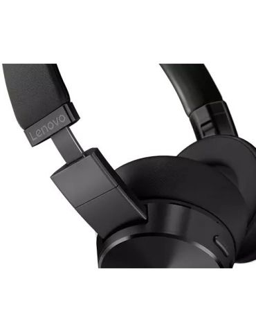 Lenovo Yoga Active Noise Cancellation Căști Prin cablu & Wireless Bandă de fixare pe cap Muzică USB tip-C Bluetooth Negru