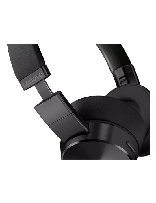 Lenovo Yoga Active Noise Cancellation Căști Prin cablu & Wireless Bandă de fixare pe cap Muzică USB tip-C Bluetooth Negru