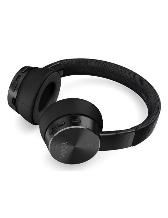 Lenovo Yoga Active Noise Cancellation Căști Prin cablu & Wireless Bandă de fixare pe cap Muzică USB tip-C Bluetooth Negru