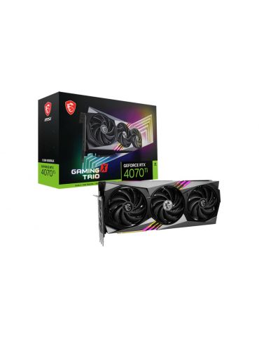 MSI GeForce RTX 4070 Ti GAMING X TRIO 12G NVIDIA 12 Giga Bites GDDR6X - Tik.ro