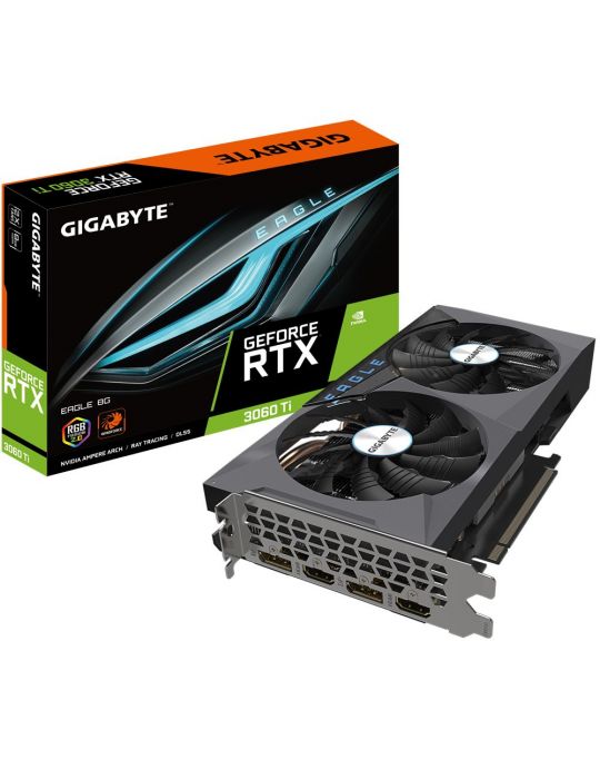 Gigabyte RTX 3060 Ti EAGLE 8G (rev. 2.0) NVIDIA GeForce RTX 3060 Ti 8 Giga Bites GDDR6