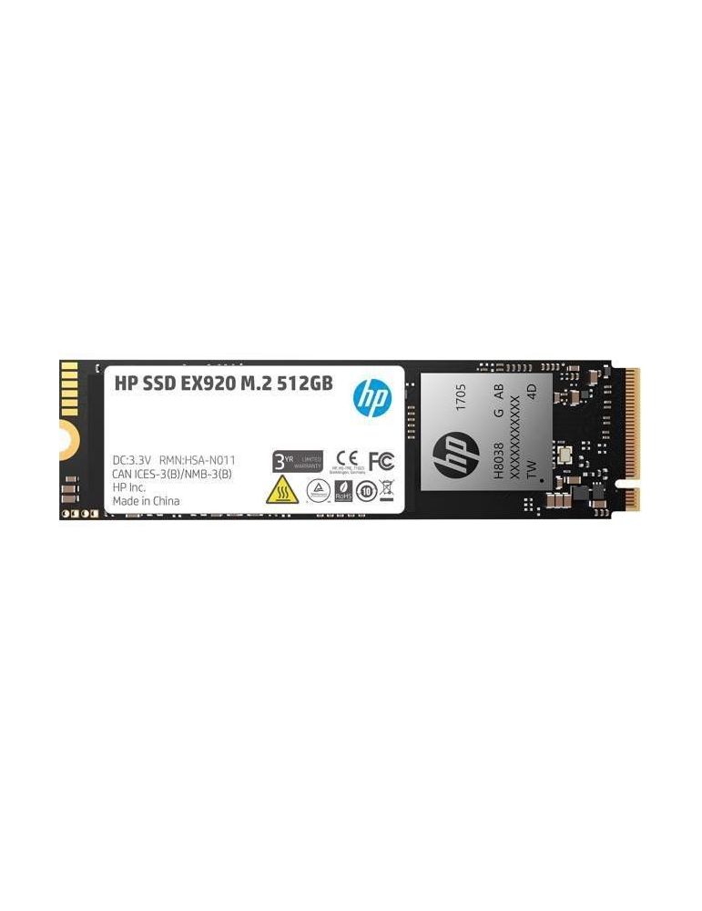 Hp ssd 512gb m.2 2280 sata ex920 2yy46aaabl