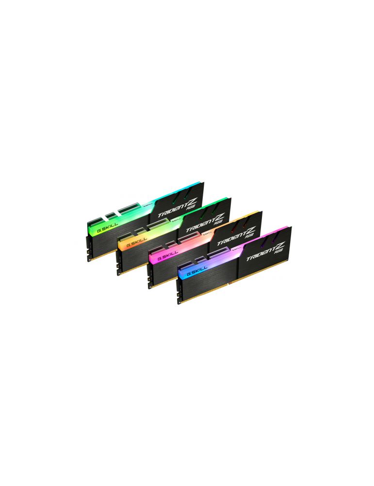Kit Memorie G.Skill TridentZ RGB Series 32GB, DDR4-4000MHz, CL17, Quad Channel