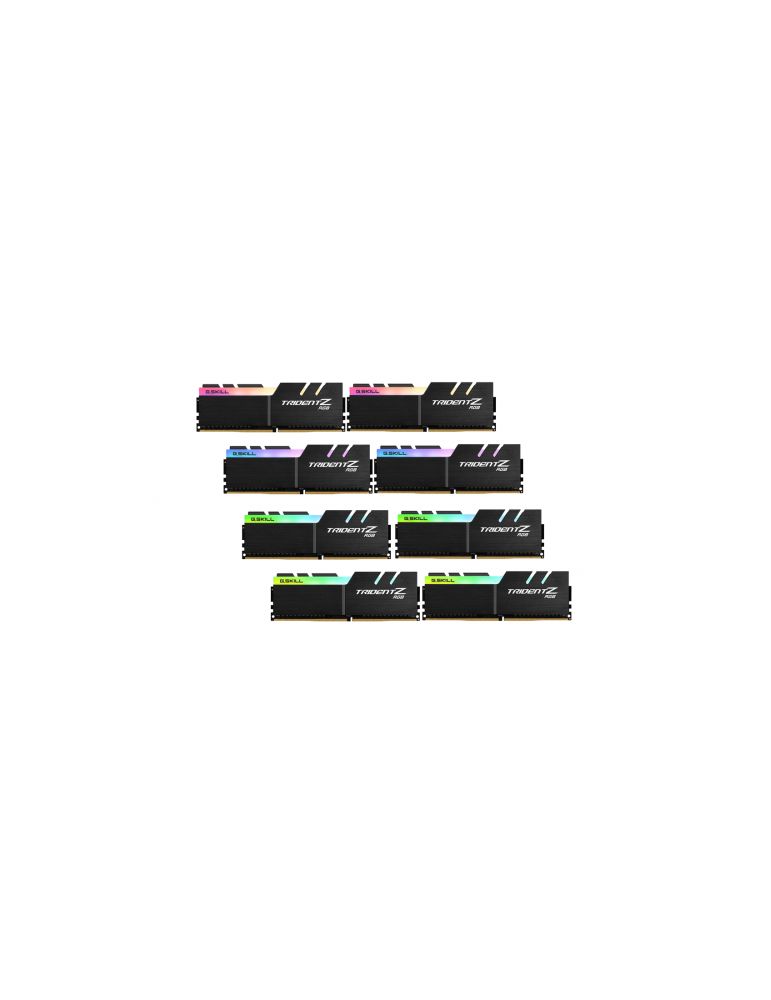 Kit Memorie G.Skill TridentZ RGB Series 64GB, DDR4-3200MHz, CL14, Quad Channel