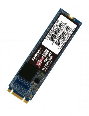 Ssd kingmax gen3 x 4 zeus px3480 256 gb m.2 pcie gen3.0 x4 3d tlc nand r/w: 3000/1000 mb/s kmpx3480-256g Kingmax - 1