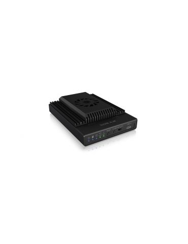 ICY BOX IB-2912MCL-C31 carcasă disc memorie Carcasă SSD Negru M.2
